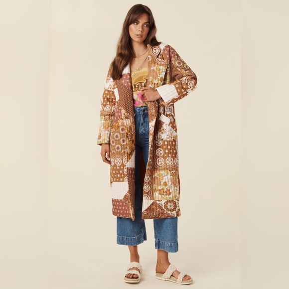 Spell Jackets & Blazers - ✨ NWT SPELL Cha Cha Quilted Jacket - Brown Sugar